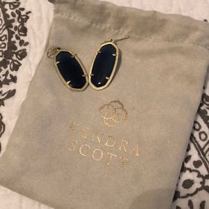 Kendra Scott navy cats eye Elles